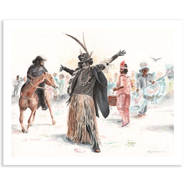 All on a Mardi Gras Day - Fine Art Print