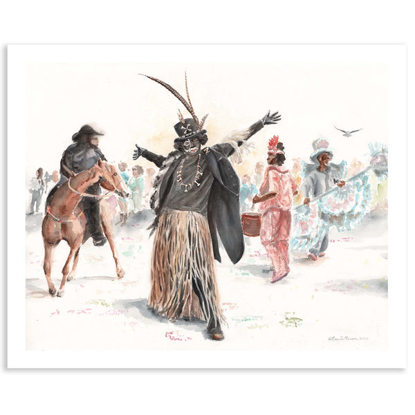 All on a Mardi Gras Day - Fine Art Print