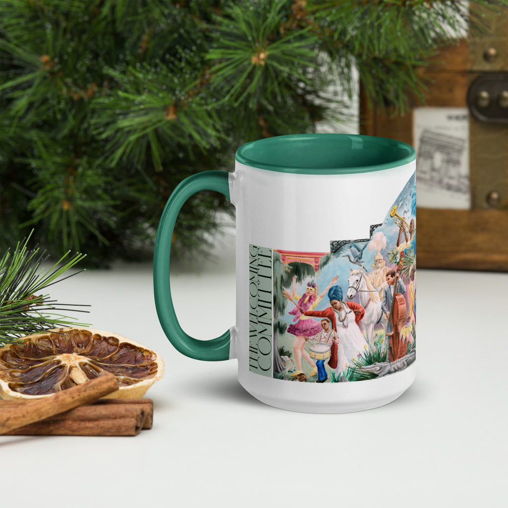 The Welcoming Committee' 15 oz ceramic mug - Annie Moran