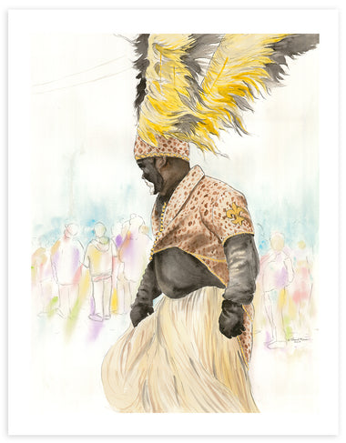 Zulu Parade Walker - Fine Art Print