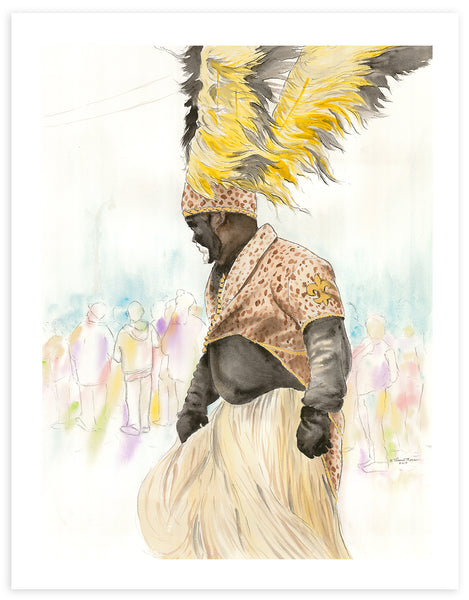 Zulu Parade Walker - Fine Art Print
