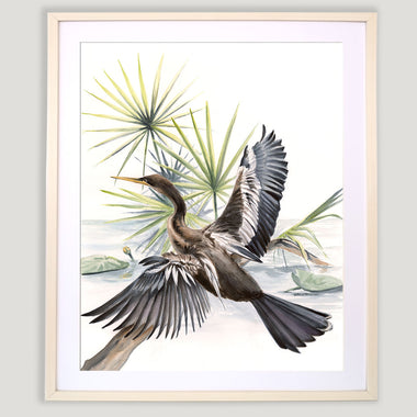 Almighty Anhinga - Watercolor Original