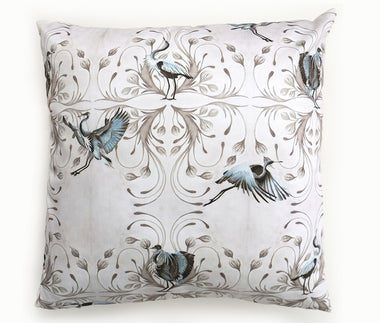 Blue Heron Throw Pillow