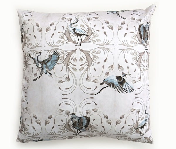 Blue Heron Throw Pillow