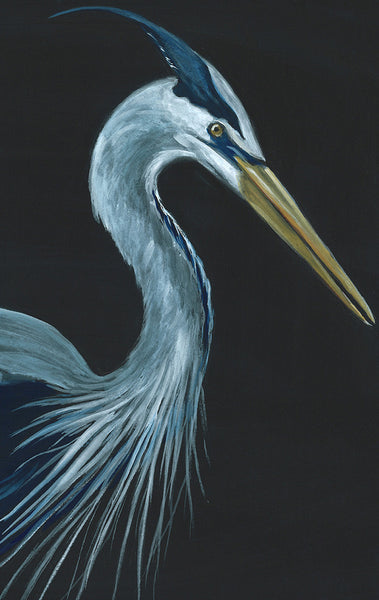 Great Blue Dance 1 - Fine Art Print