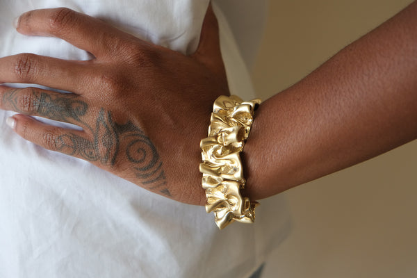 Ruffle Cuff Bracelet
