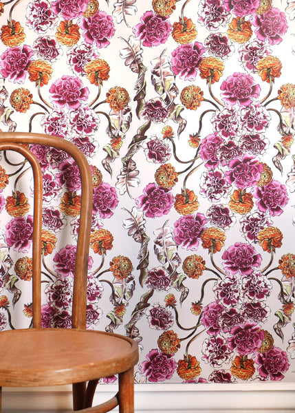 Carnunculus Wallpaper - Violet/Multi