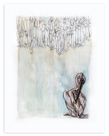 Pelican Inside Bahian Chapel - I Know By Now - Fine Art Print - Annie Moran