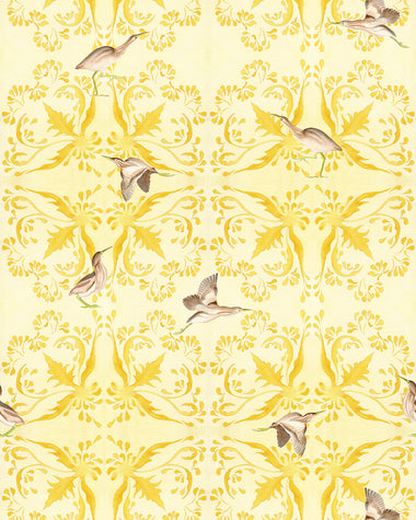 Least Bittern Wallpaper - Yellow