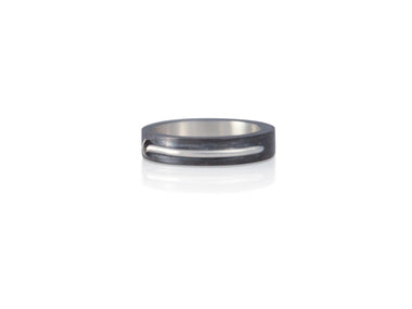 Sterling Silver Nail Band Ring - Annie Moran
