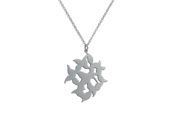 Silver Hummingbird Pendant Necklace - Annie Moran
