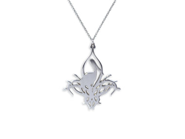 Nesting Pelican Fluer-de-lis Pendant - Annie Moran