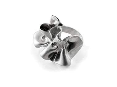 Sterling Silver Ruffle Ring - Annie Moran