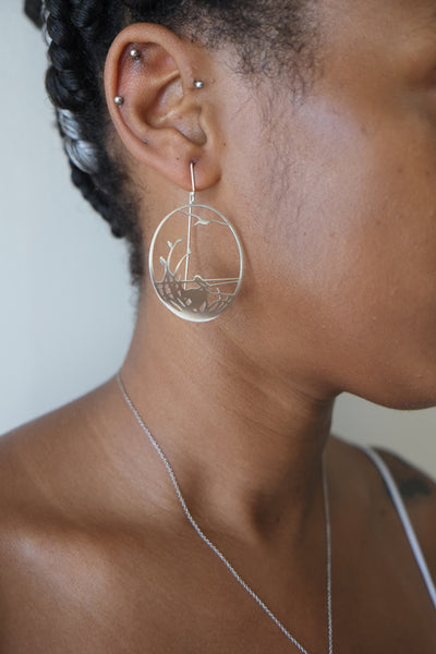 Wetlands Scene Earrings